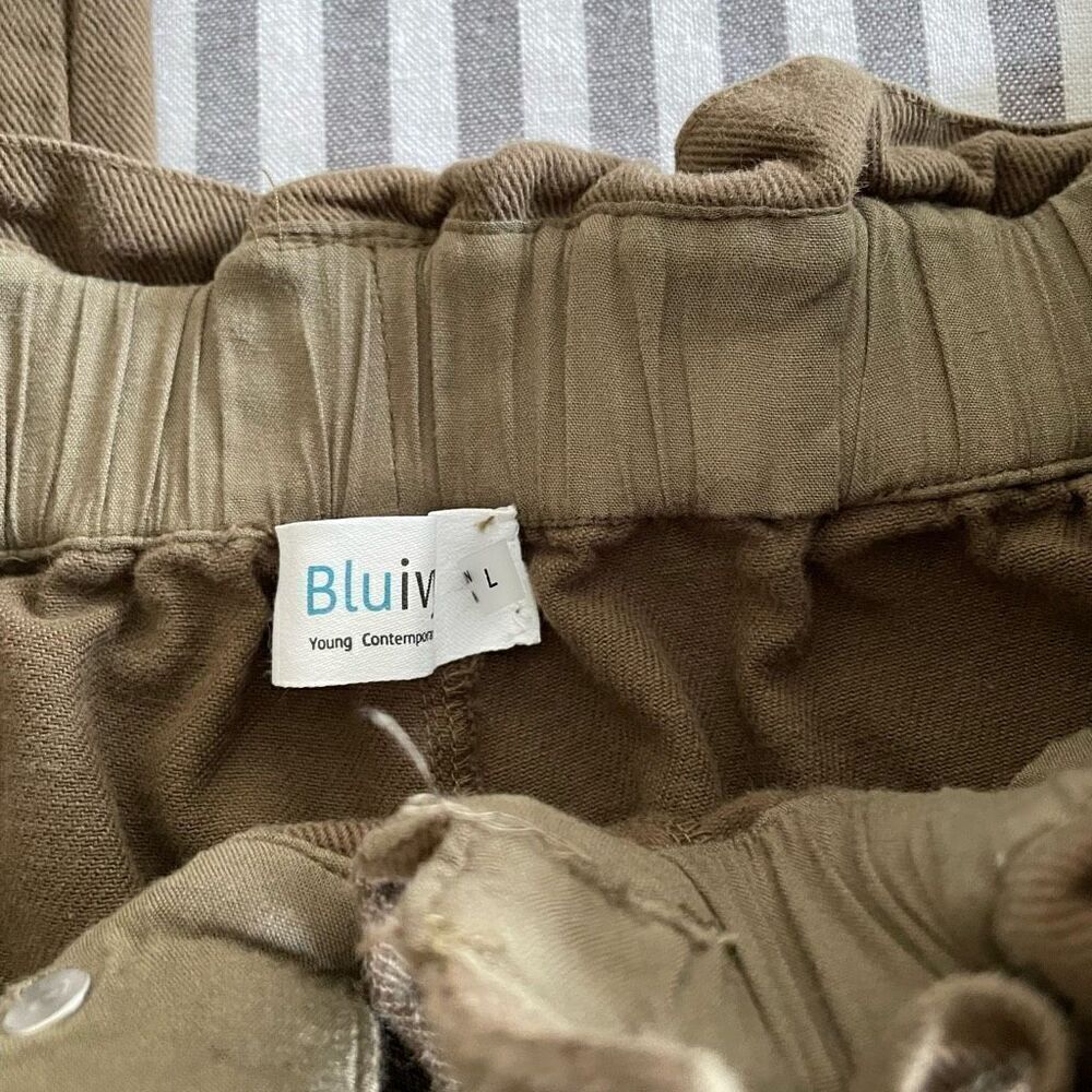 Bluivy Remy Paper Bag Pants Size L - Picture 3 of 6